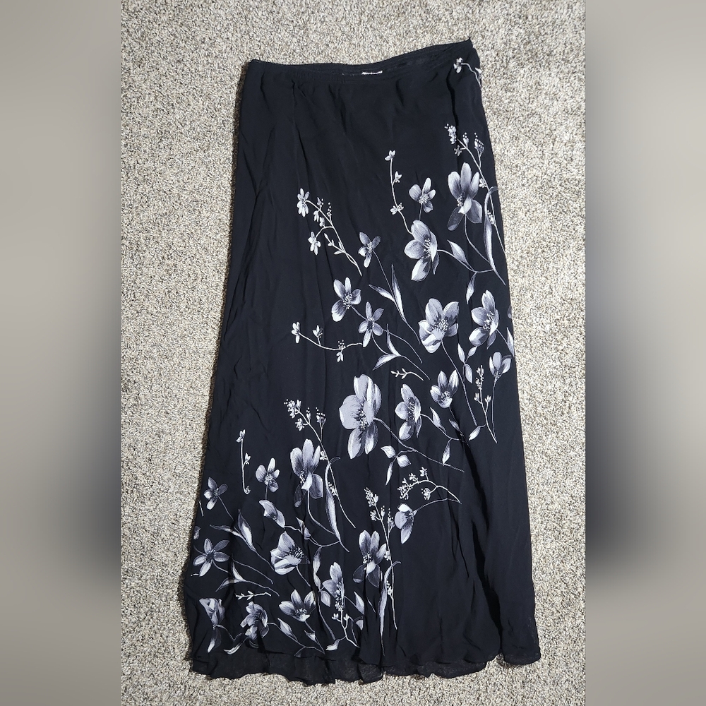 Blue Striped Women's Skirt